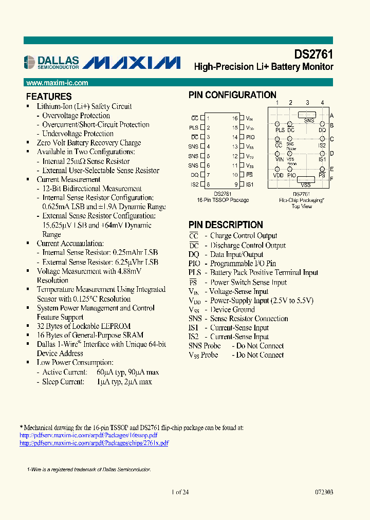 DS2761_254117.PDF Datasheet