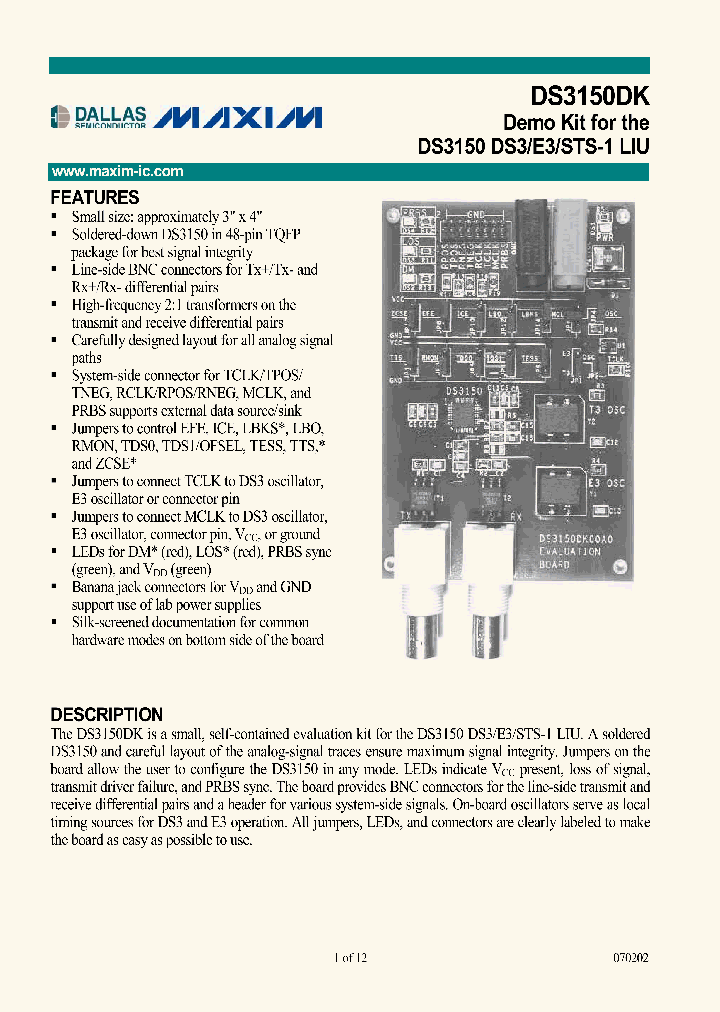 DS3150DK_278505.PDF Datasheet