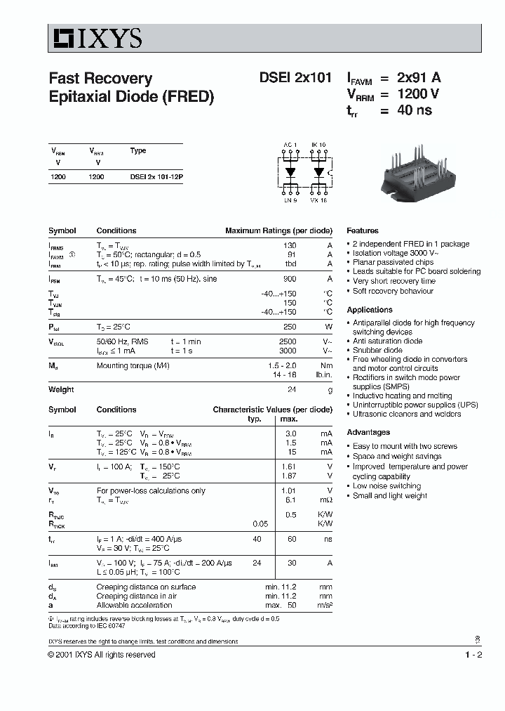 DSEI2X101-_255985.PDF Datasheet