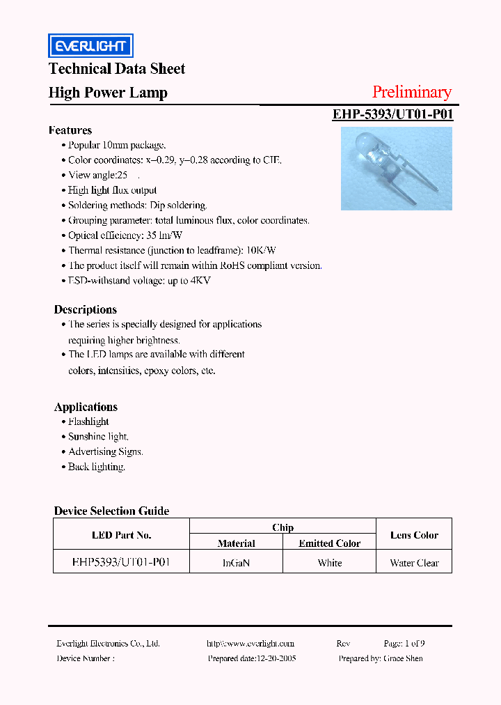 EHP5393_301305.PDF Datasheet