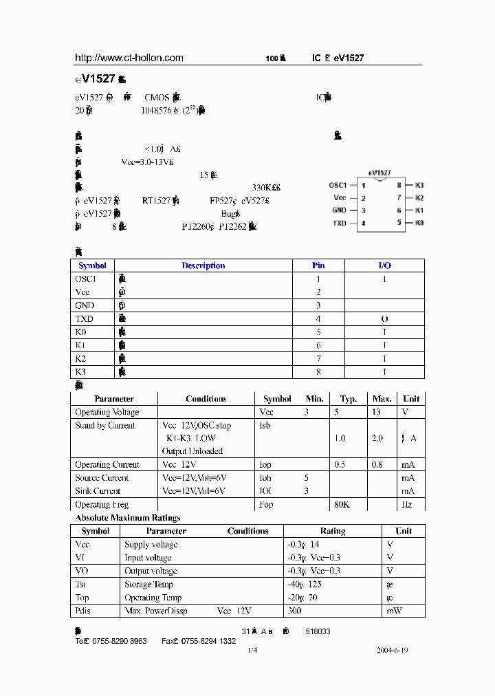 EV1527_200117.PDF Datasheet