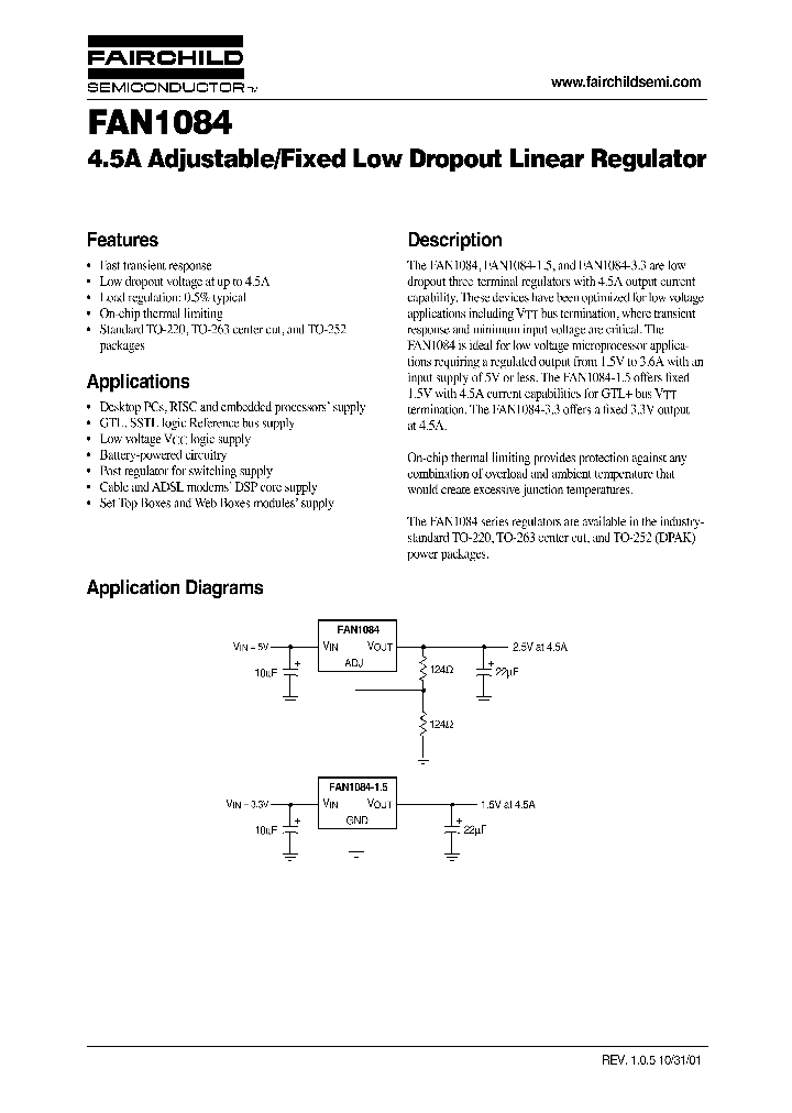 FAN1084_285231.PDF Datasheet