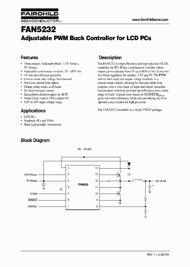 FAN5232_297096.PDF Datasheet