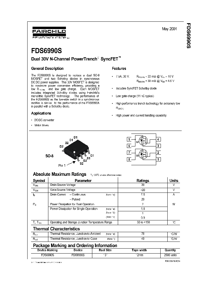 FDS6990S_203393.PDF Datasheet