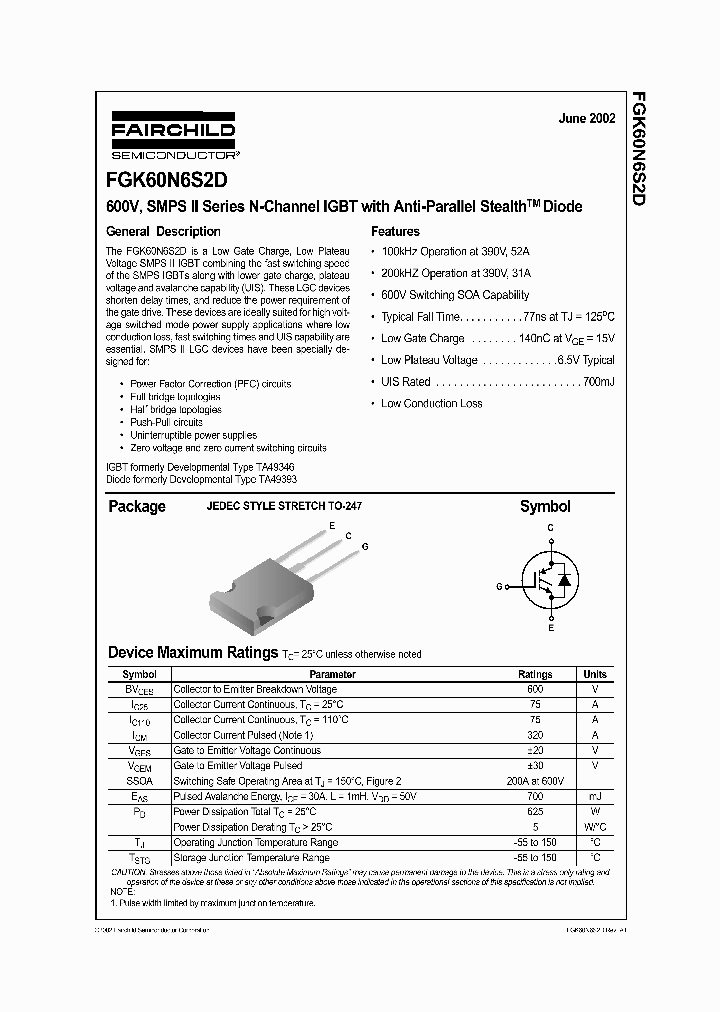 FGK60N6S2D_254151.PDF Datasheet