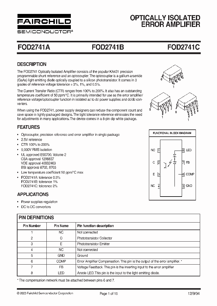 FOD2741CTV_270900.PDF Datasheet