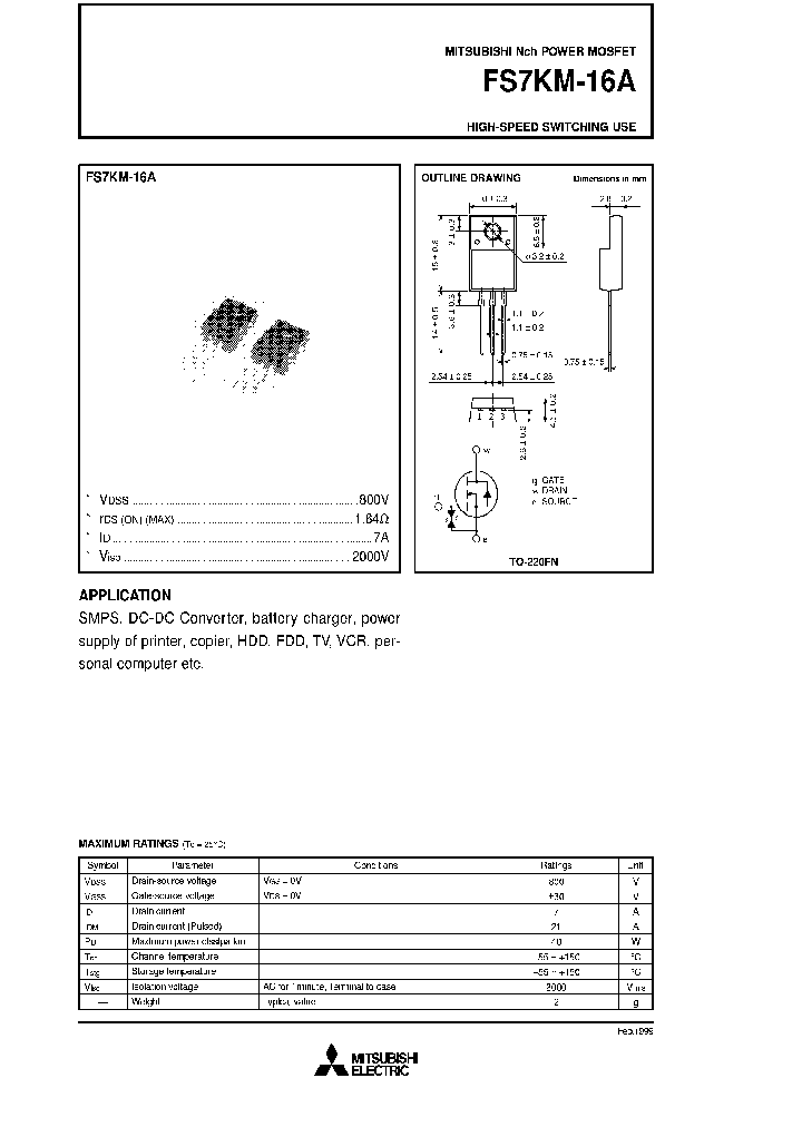 FS7KM16A_201755.PDF Datasheet