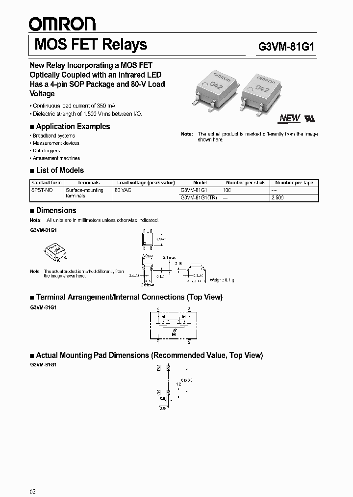 G3VM-81G1_248664.PDF Datasheet