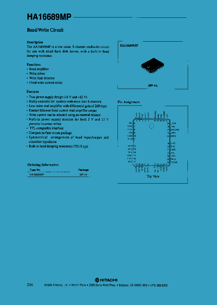HA16689MP_254512.PDF Datasheet
