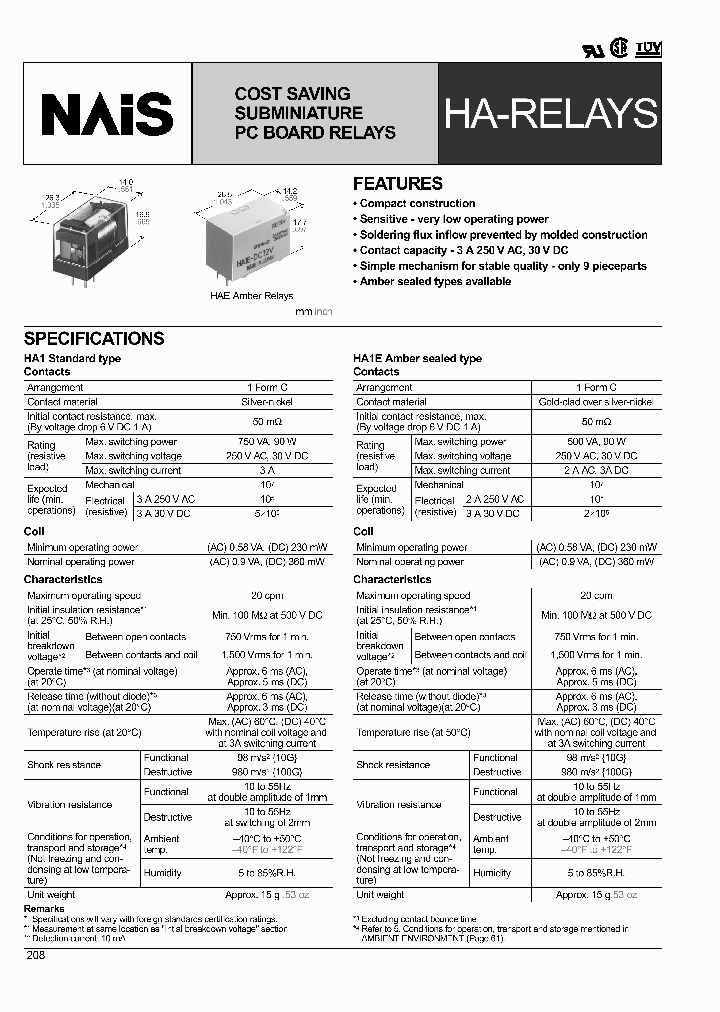 HA1E-DC12VNBSP_281407.PDF Datasheet