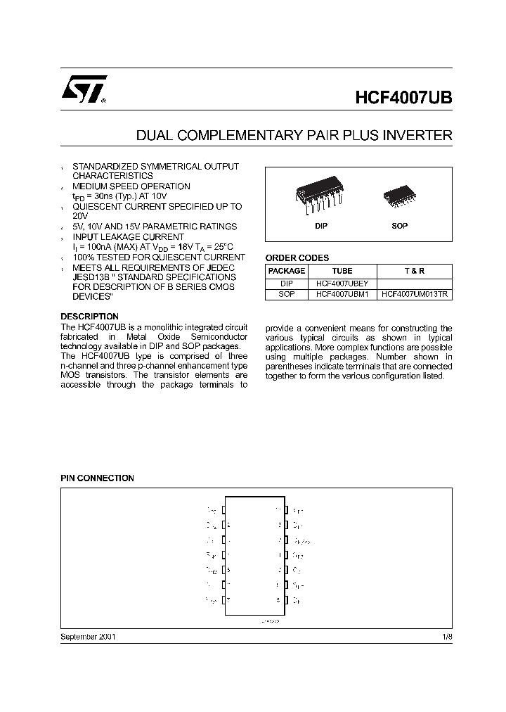 HCF4007U_280938.PDF Datasheet
