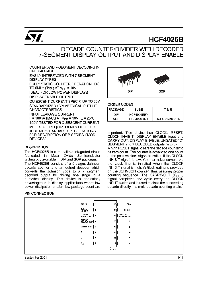 HCF4026_258766.PDF Datasheet