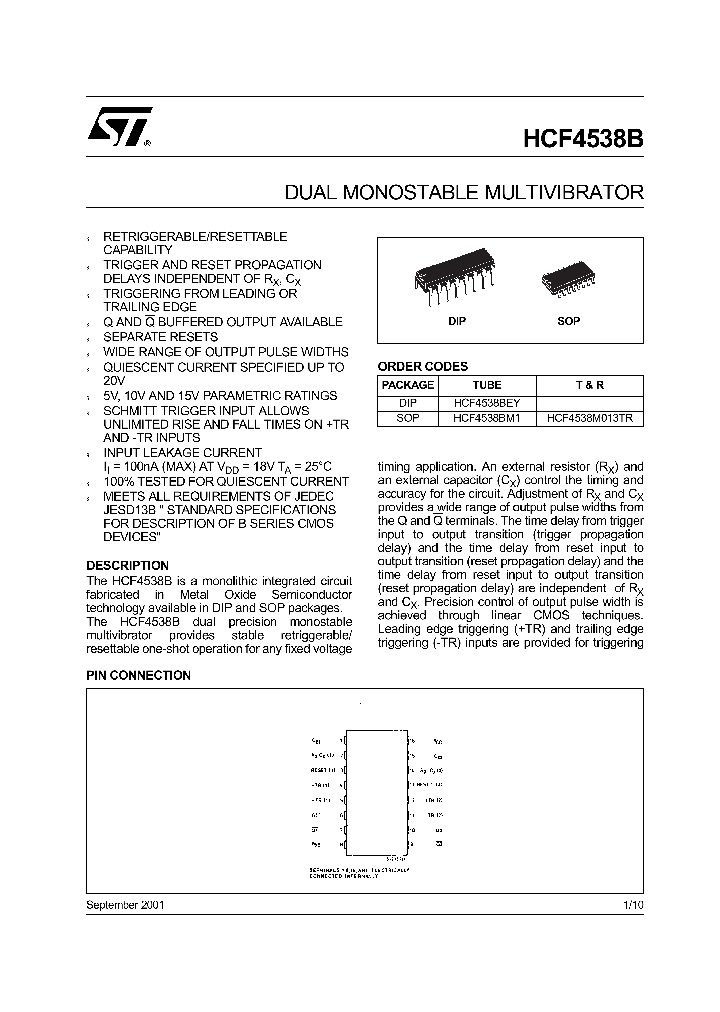 HCF4538_276399.PDF Datasheet
