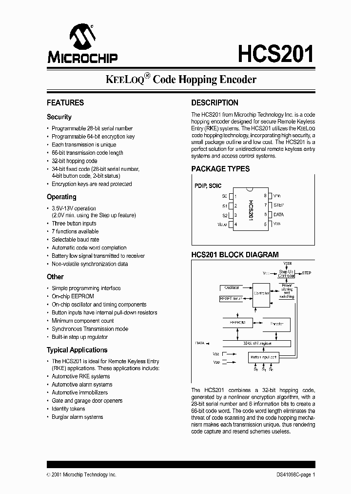 HCS201_295652.PDF Datasheet