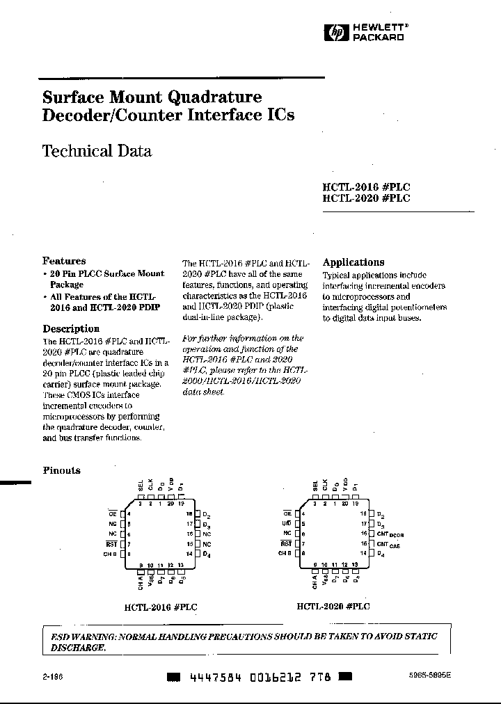 HCTL2016PLC_232177.PDF Datasheet