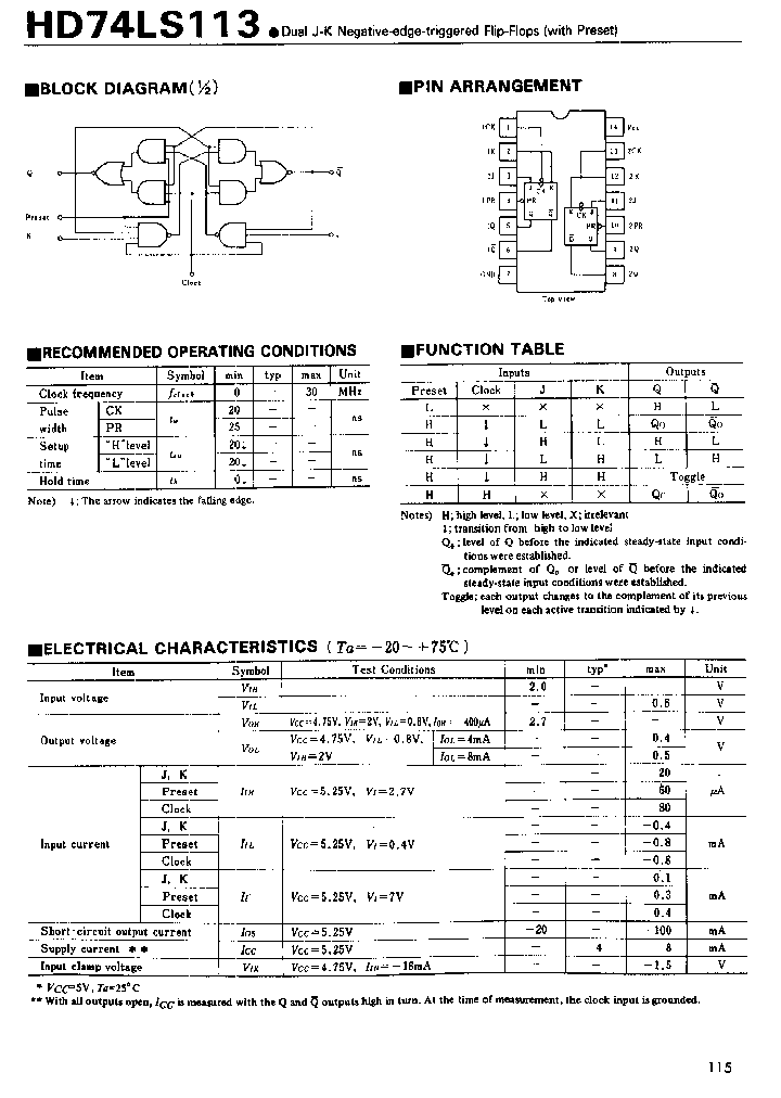 HD74LS113_245151.PDF Datasheet