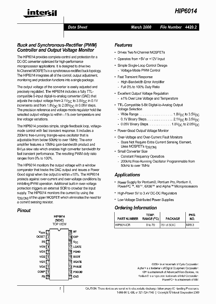 HIP6014_26221.PDF Datasheet