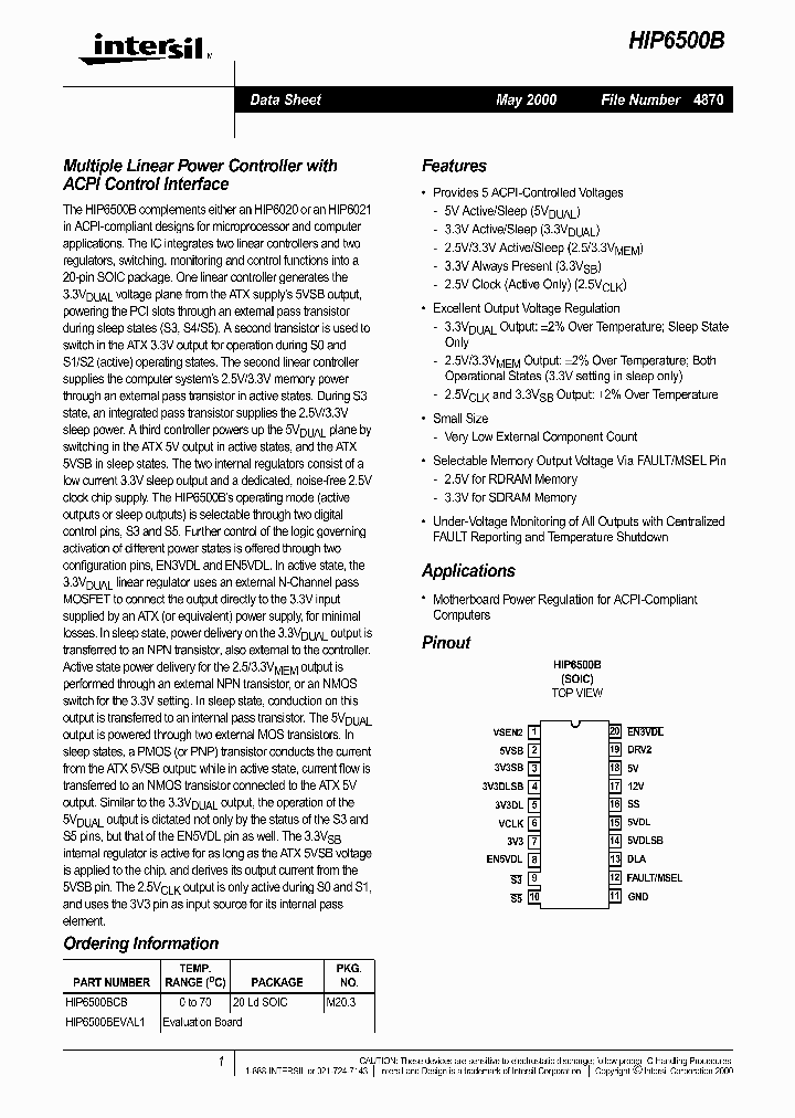 HIP6500B_129203.PDF Datasheet
