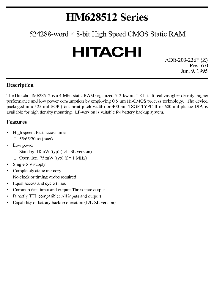 HM628512SERIES_283434.PDF Datasheet