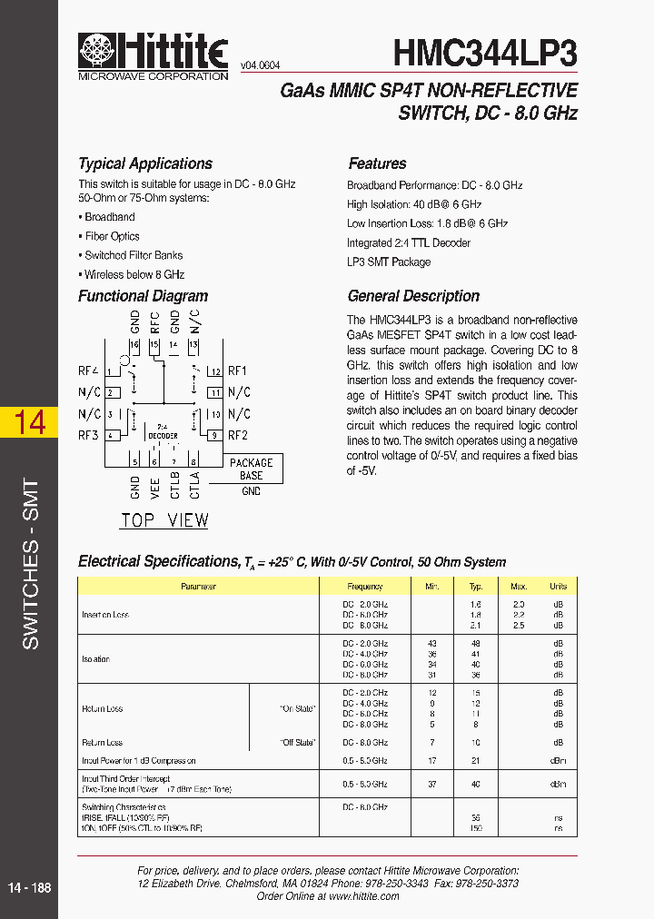 HMC344LP3_240271.PDF Datasheet