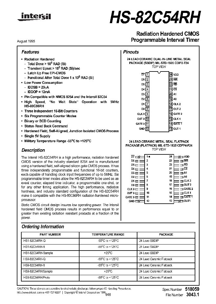 HS-82C54RH_283304.PDF Datasheet