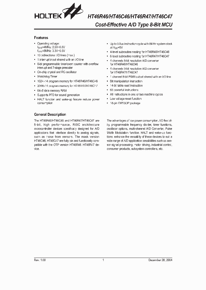HT46R46_253374.PDF Datasheet