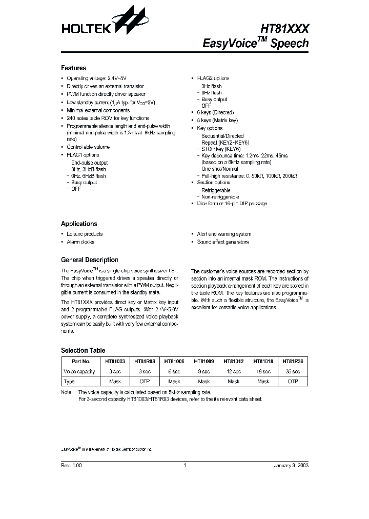 HT81006_297108.PDF Datasheet