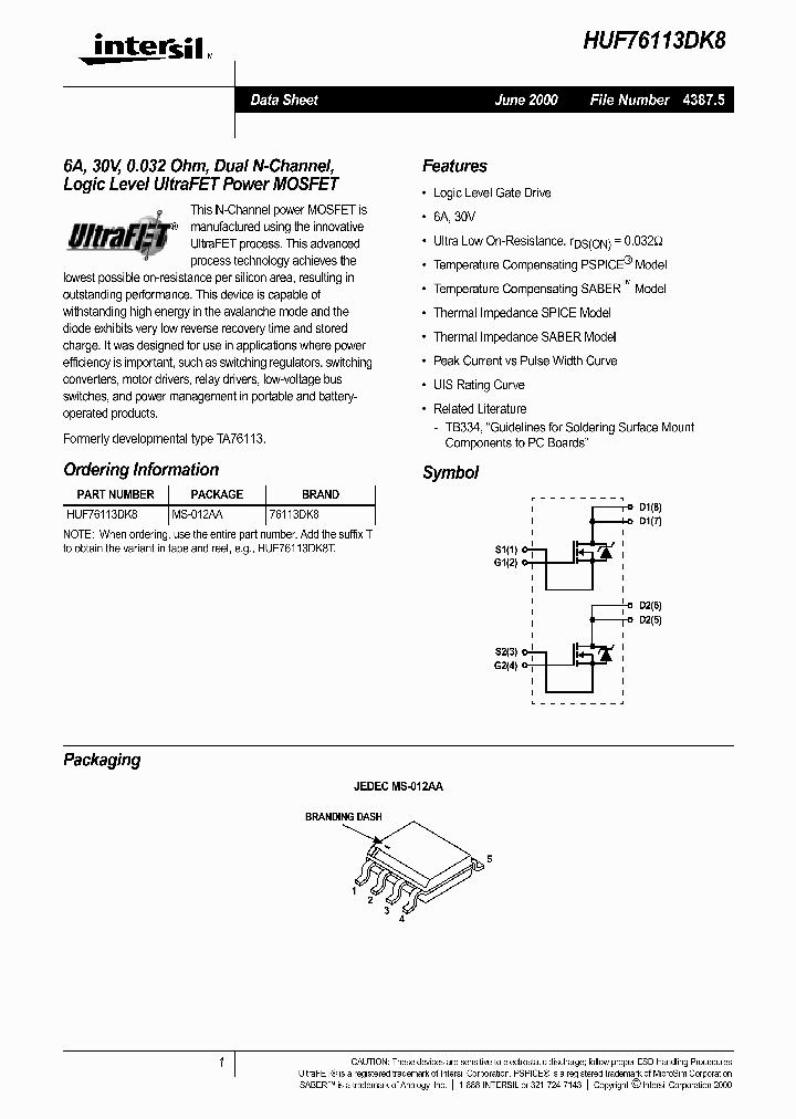 HUF76113DK8_293694.PDF Datasheet