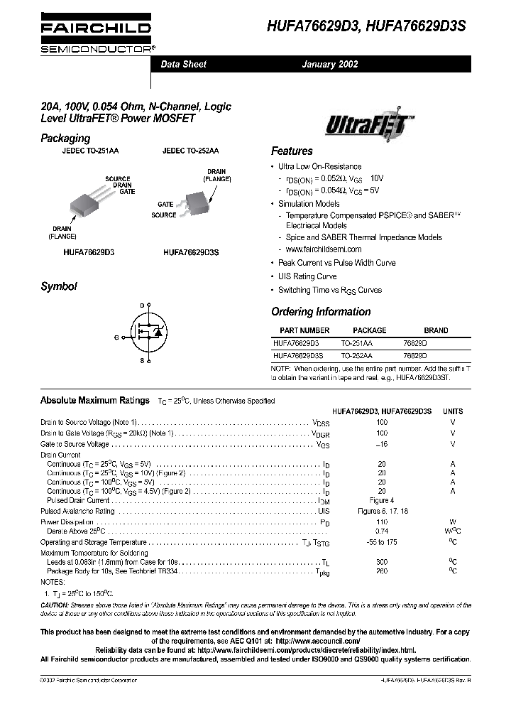 HUFA76629D3_297461.PDF Datasheet