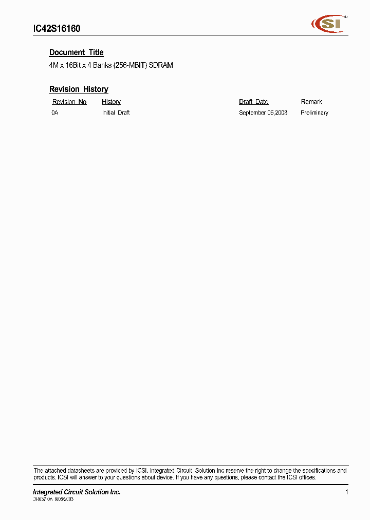 IC42S16160_296920.PDF Datasheet