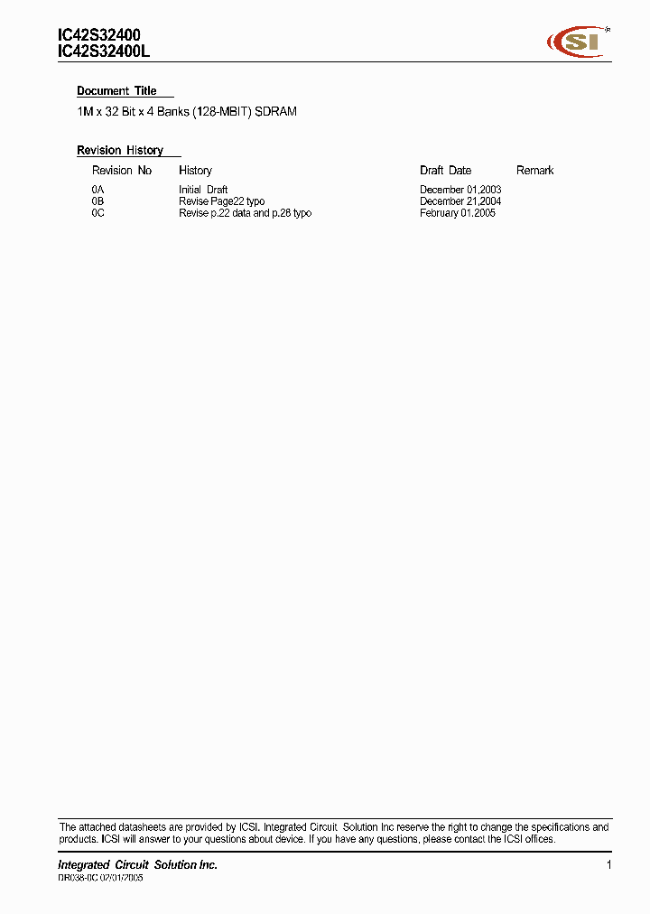 IC42S32400_277914.PDF Datasheet