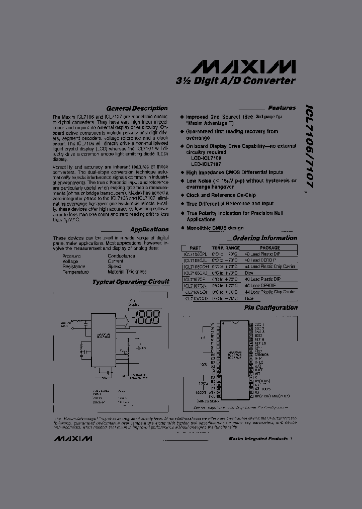 ICL7106CD_2421.PDF Datasheet