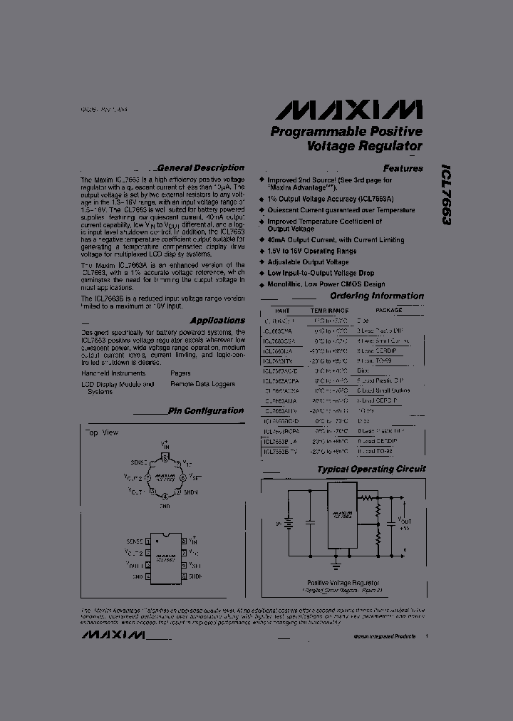ICL7663_15111.PDF Datasheet