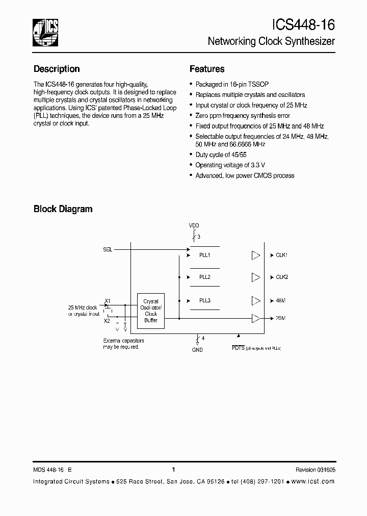 ICS448-16_223761.PDF Datasheet