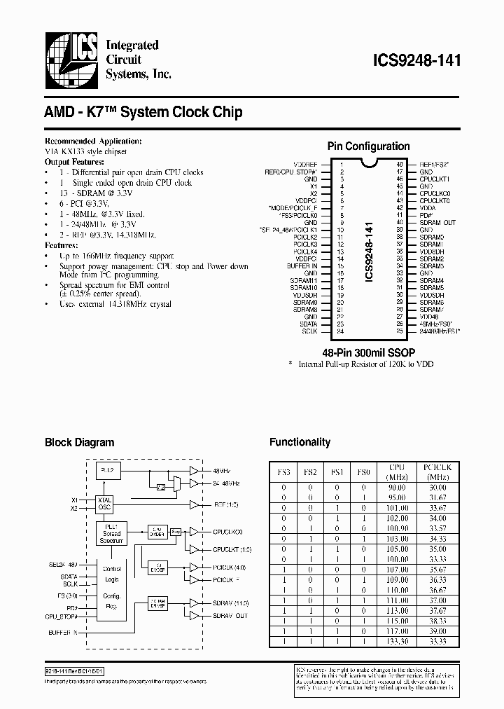 ICS9248-141_26366.PDF Datasheet