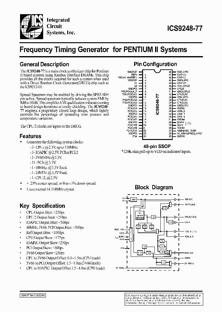 ICS9248-77_26388.PDF Datasheet