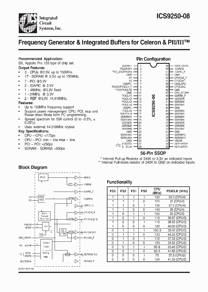 ICS9250-08_280393.PDF Datasheet