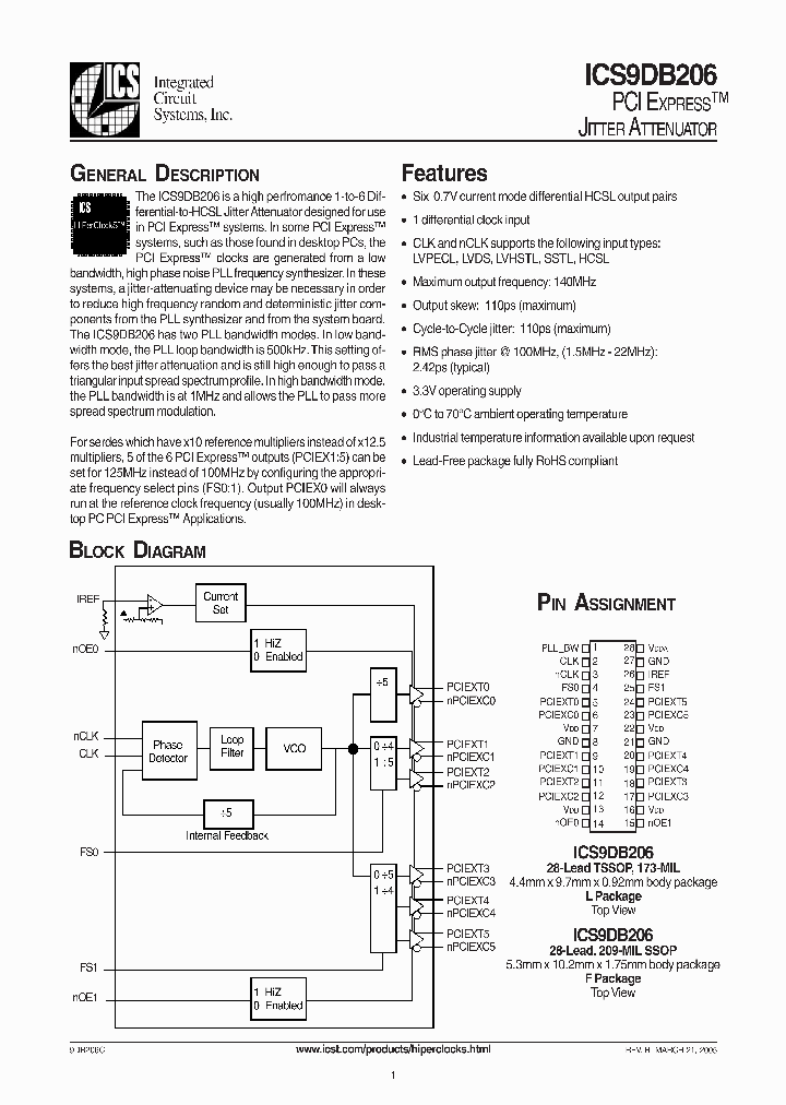 ICS9DB206_259768.PDF Datasheet