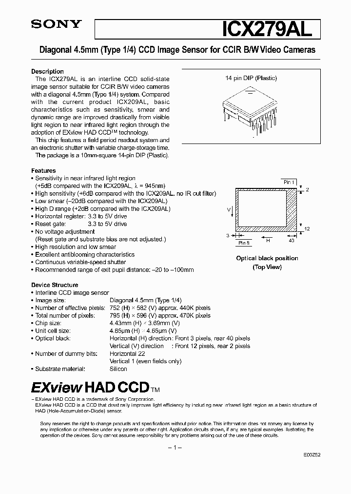 ICX279AL_240061.PDF Datasheet