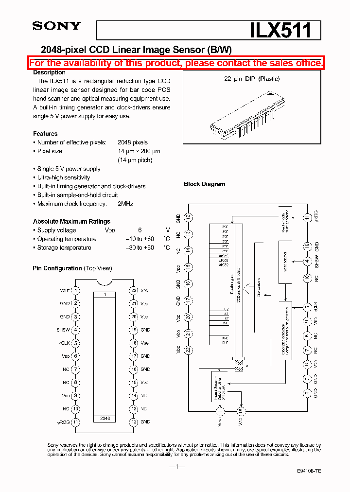 ILX511_249364.PDF Datasheet