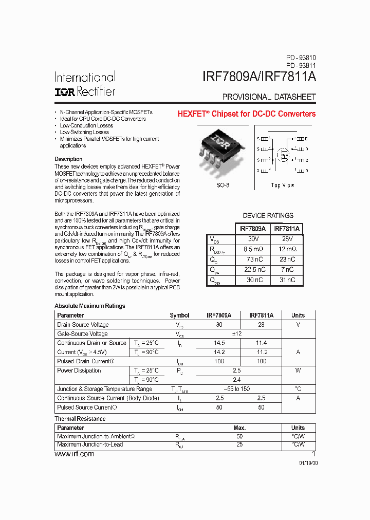 IRF7811A_2168.PDF Datasheet