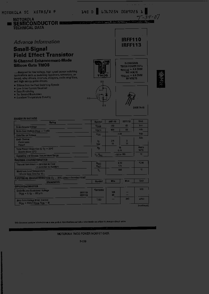 IRFF113_203574.PDF Datasheet
