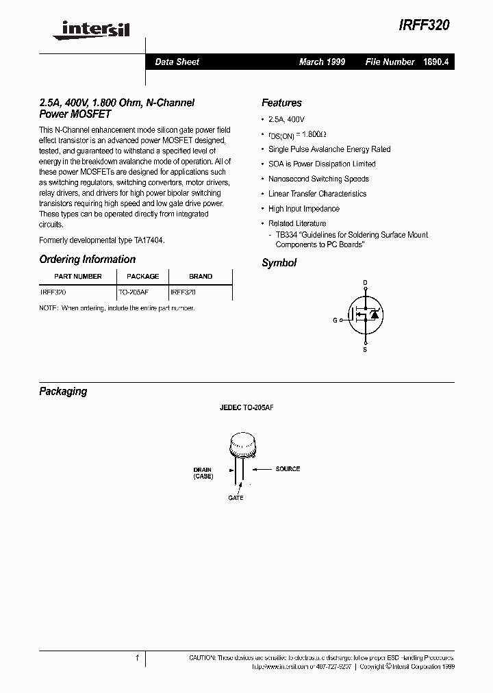 IRFF320_270558.PDF Datasheet