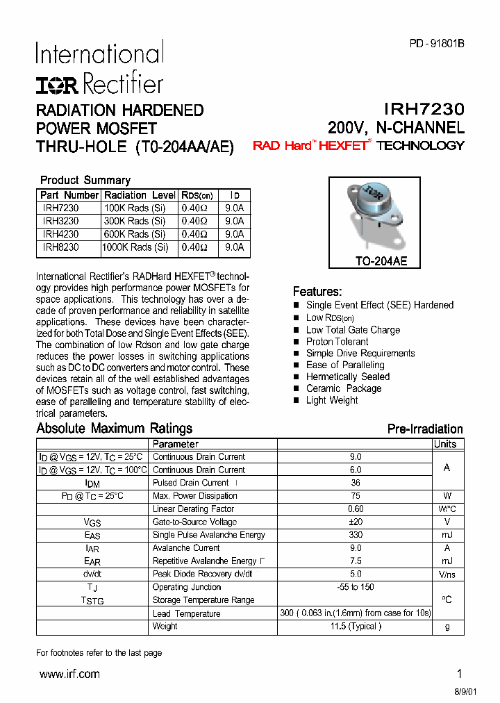 IRH7230_299566.PDF Datasheet