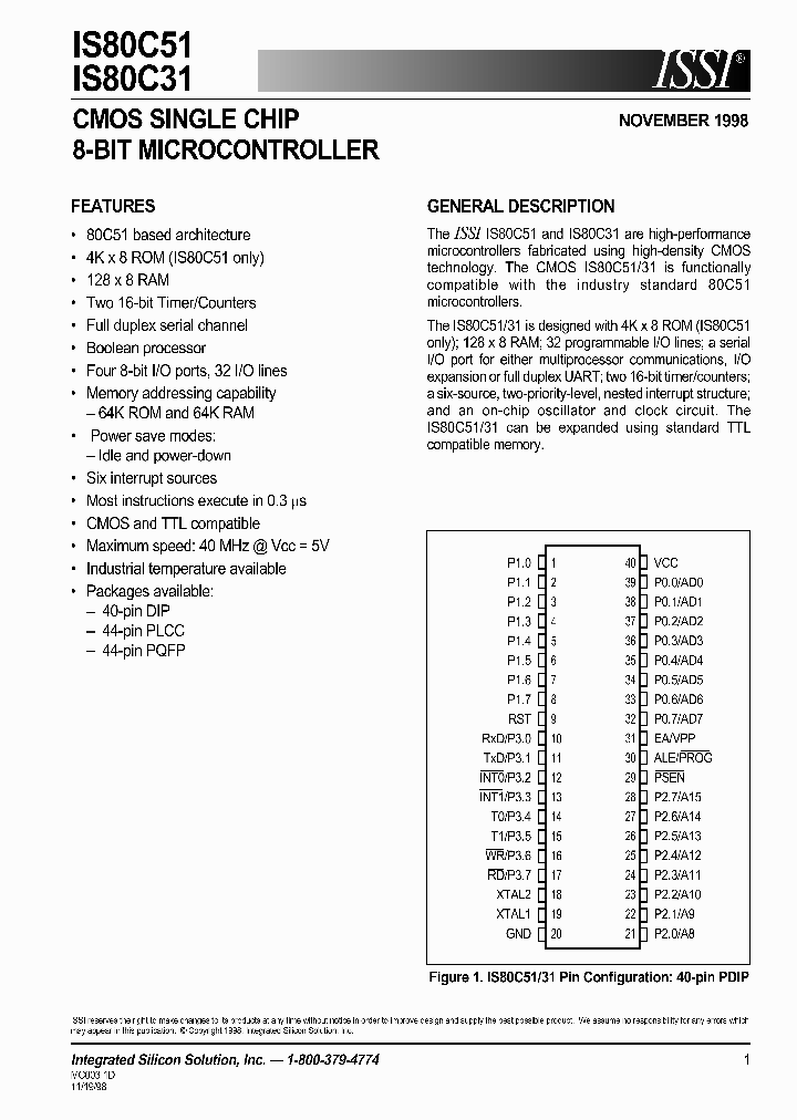 IS80C51_219706.PDF Datasheet