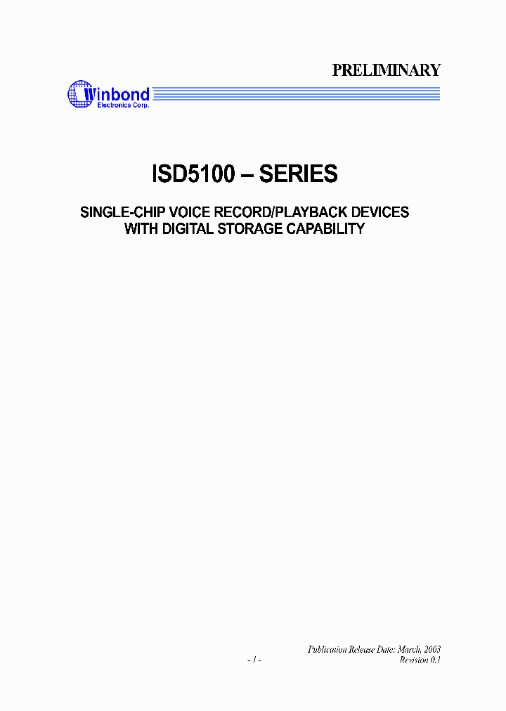 ISD5100_275617.PDF Datasheet