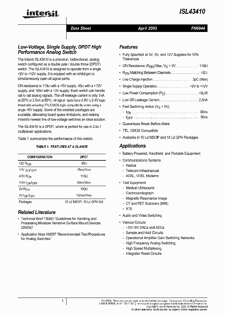 ISL43410_294275.PDF Datasheet