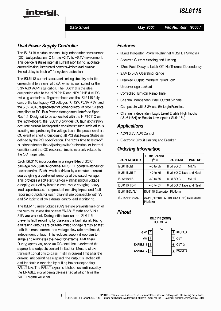 ISL6118LIB_242159.PDF Datasheet