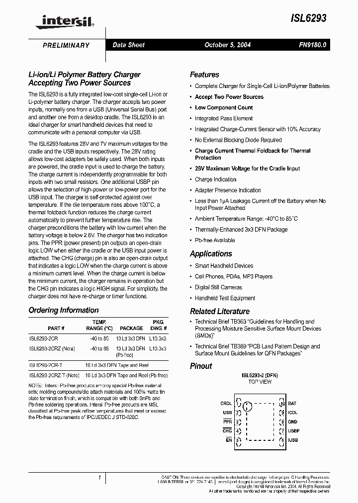 ISL6293_291950.PDF Datasheet