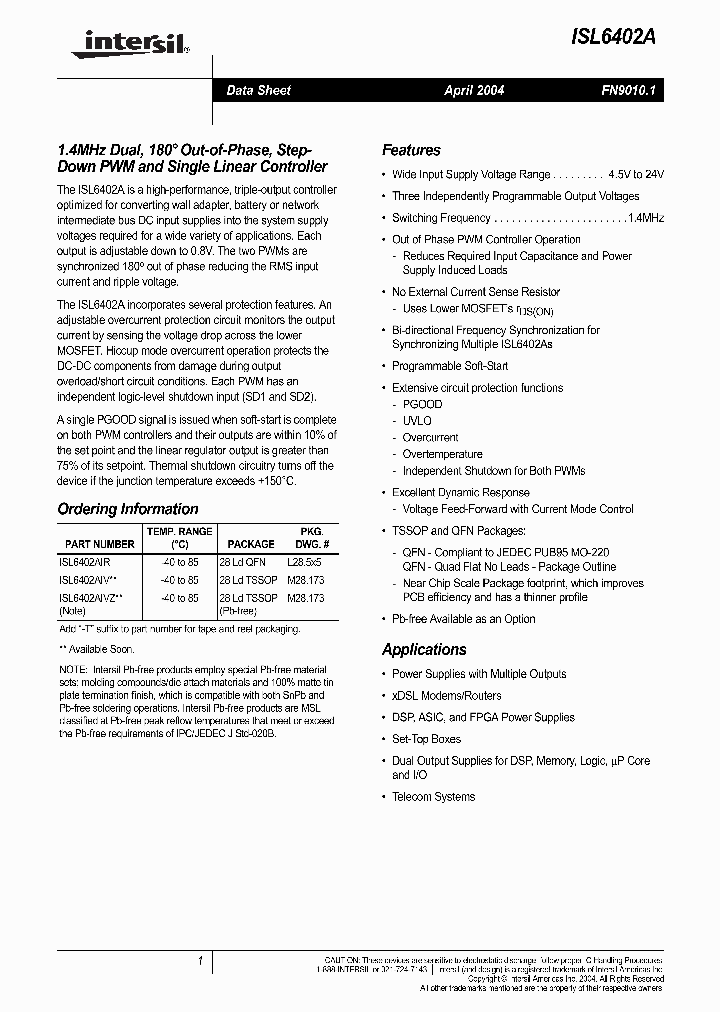 ISL6402A_289321.PDF Datasheet